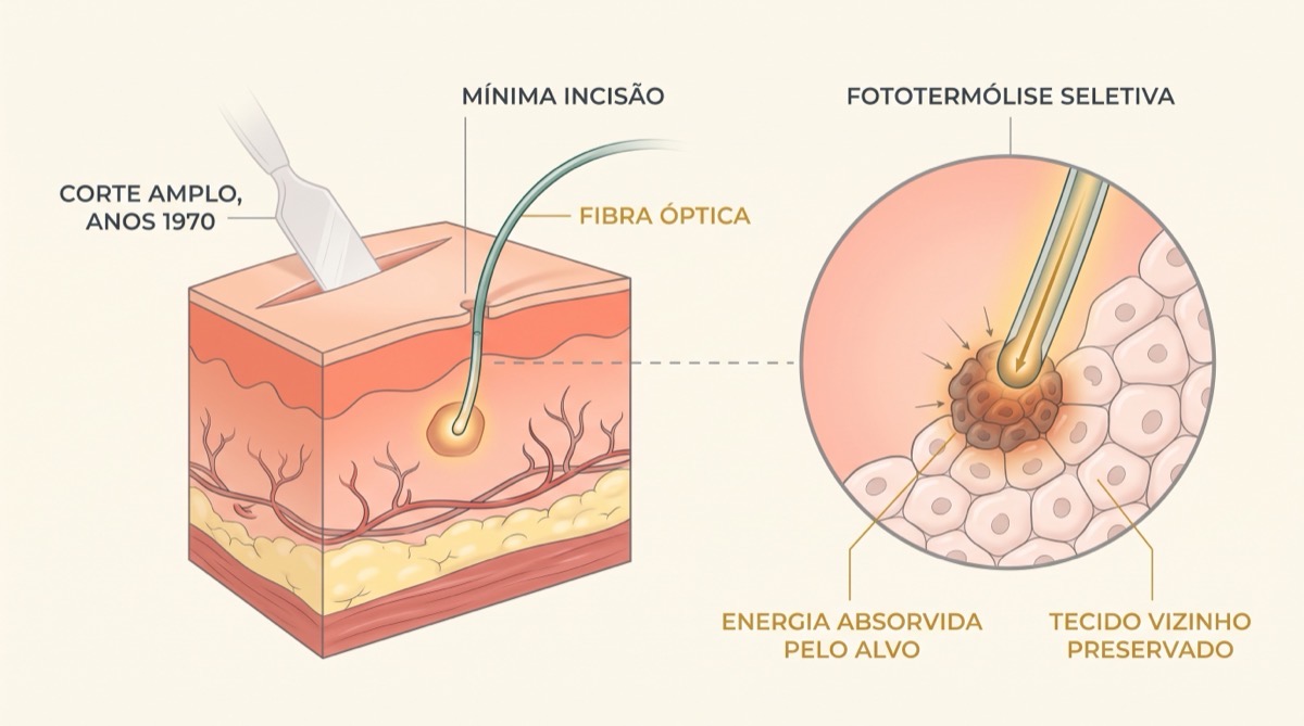 A história do laser na medicina, da teoria de Einstein à fibra óptica no consultório