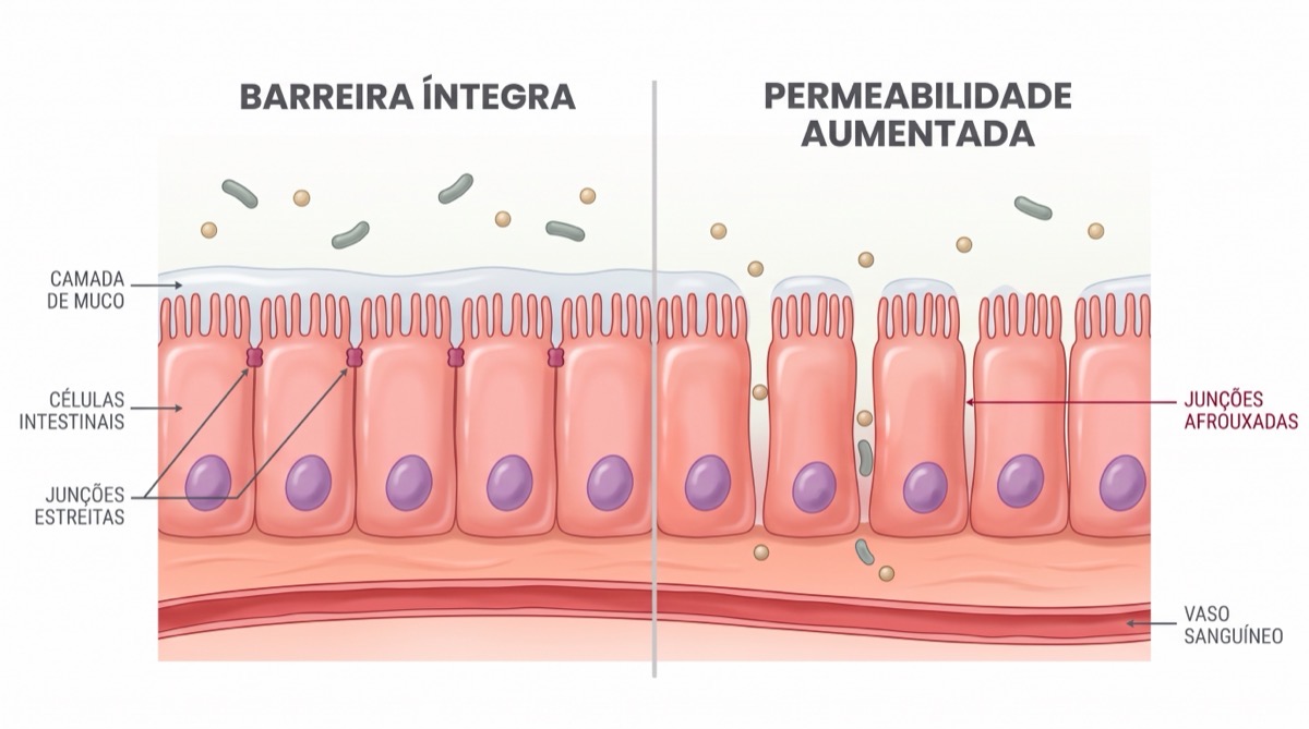 Intestino permeável existe? O que a ciência já sabe sobre o leaky gut e a barreira intestinal