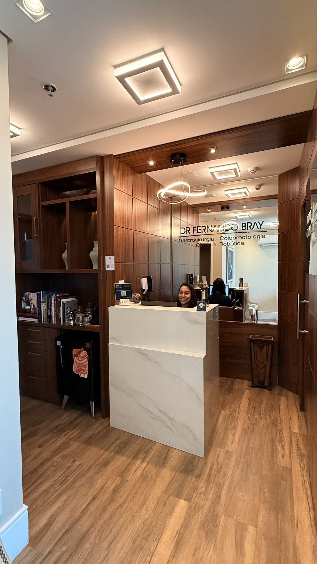 Recepção da Bray Clinic — consultório em São Paulo